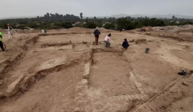 Este centro urbano tendría una antigüedad de 600 a 800 años después de Cristo. Foto: UNMSM