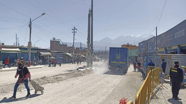 Retrasos. Obras de comuna de Arequipa se retardan. Foto: Rodrigo Talavera/ La República