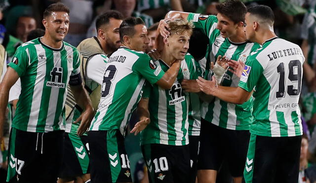 Real Betis es líder del Grupo C con seis puntos. Foto: EFE