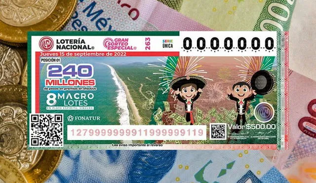 Cada cachito tiene un costo de 500 pesos y todos tienen un número único que va desde el 0000000 al 5 999 999. Foto: Unión CDMX