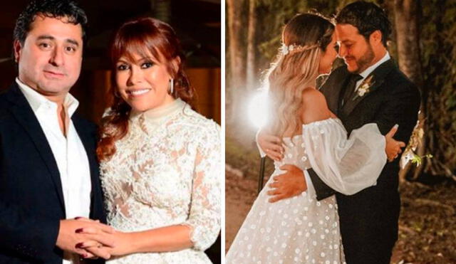 Magaly Medina mostró imágenes de cómo fue su boda con Alfredo Zambrano. Foto: composición LR/ Magaly Medina/Ethel Pozo/Instagram
