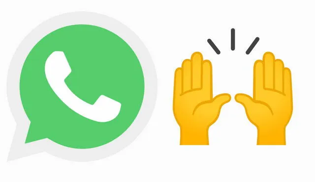 Este emoji de WhatsApp se puede usar en iOS y Android. Foto: composición LR
