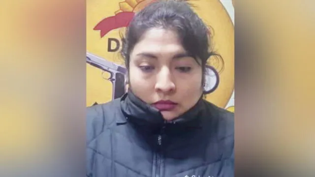 Mujer fue detenida en Tacna. Foto: PNP