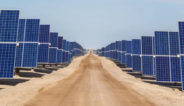 La planta de energía solar Rubí, de Enel, brinda electricidad a 272,500 familias. Foto: cortesía