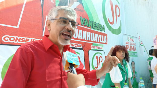 Candidato a gobernador regional, Fernando Zeballos. Foto: Wilder Pari/URPI