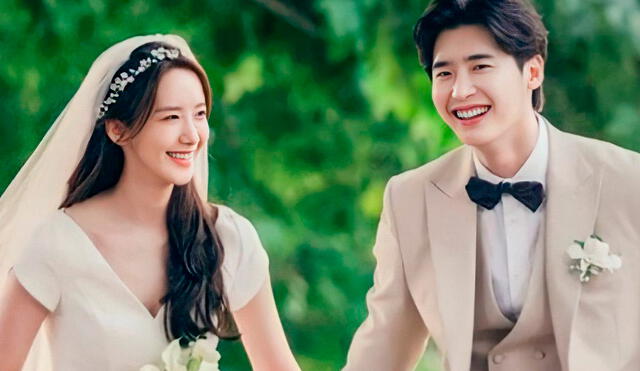 Yoona y Lee Jong Suk fueron pareja de esposos en el kdrama "Big mouth". Foto: MBC