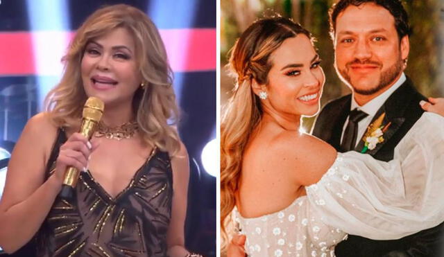 La boda de Ethel Pozo y Julián Alexander ha sido comentada por la mayoría de programas de entretenimiento. Foto: captura de América TV/Ethel Pozo/Instagram