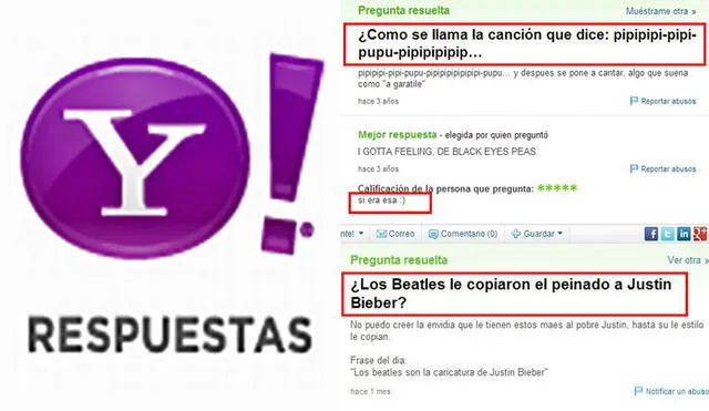 Yahoo Respuestas o Answers nació a fines de 2005 y tuvo su cierre oficial en 2021. Foto: composición LR/Twitter