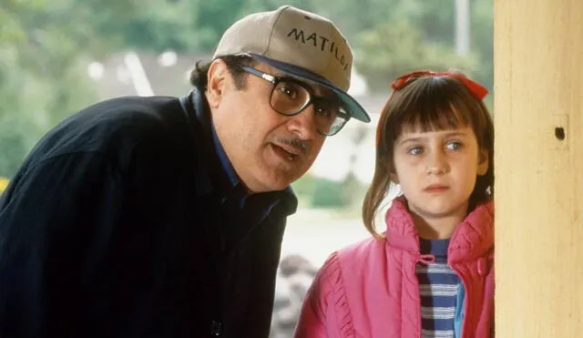 Danny Devito y Rhea Pearlman fueron de vital importancia para que Mara Wilson lograr llevar el rodaje de "Matilda" sin sufrir de depresión a su temprana edad. Foto: Universal Pictures