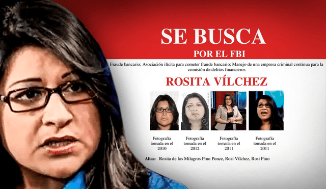 A fines del 2013, Rosita Vílchez se convirtió en la peruana más buscada por el FBI. Foto: composición LR/ team1vilchez/ captura YouTube/ captura FBI