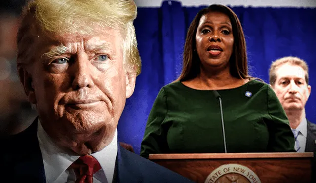 La fiscal Letitia James anunció que su oficina está demandando al expresidente Donald J. Trump y sus hijos y los acusa de declaraciones fraudulentas para obtener millones en beneficios económicos. Foto: composición LR/AFP