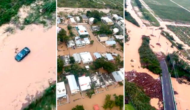 Hasta el momento, el huracán dejó cinco muertos: uno en el territorio francés de ultramar de Guadalupe, dos en Puerto Rico y otros dos en República Dominicana. Foto: elnuevodia.com