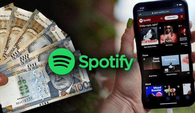 Spotify permite que los artistas moneticen con su contenido musical. Foto: composición LR/ Andina/Musicapod