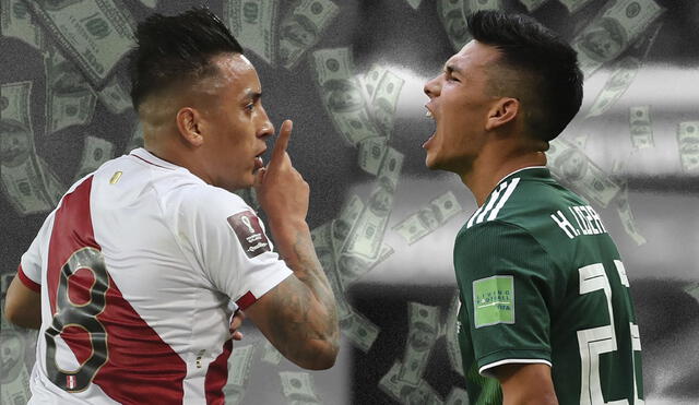 Perú vs. México: el plantel azteca tiene mayor cotización en el mercado internacional. Foto: composición LR/AFP
