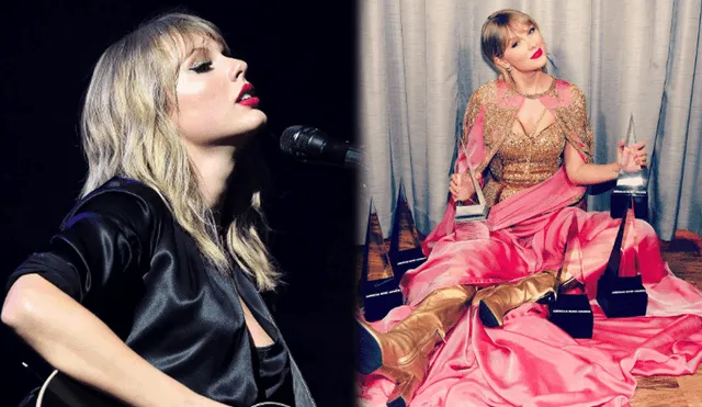 Taylor Swift recibe el premio a compositora de la década. Foto: composición LR/ @TaylorSwift / Instagram