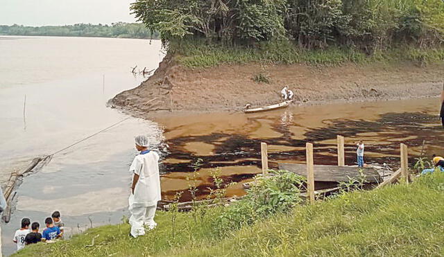 Auxilio. Comunidades demandan ayuda humanitaria tras contaminación del río Marañón. Foto: difusión