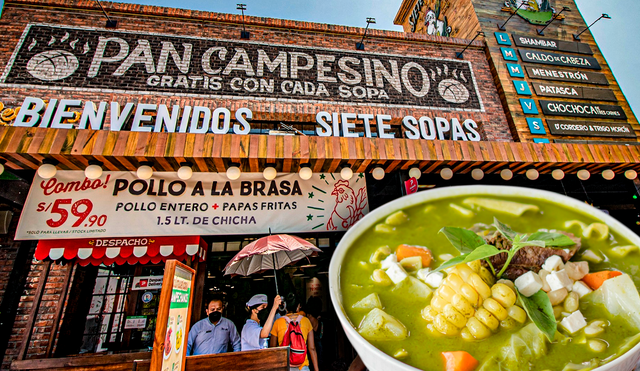 Conoce cuánto cuesta comer en Siete Sopas y cuáles son sus famosos caldos del día. Foto: Siete sopas / captura Facebook