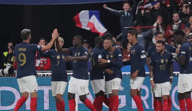 La selección francesa sacó su primera victoria en la UEFA Nations League. Foto: EFE