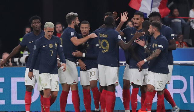 La selección francesa sacó su primera victoria en la UEFA Nations League. Foto: EFE