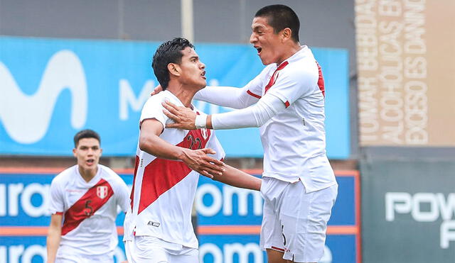 Perú está ganando a Uruguay y se está  la revancha de la derrota por 2-0 en el primer encuentro. Foto: FPF cobrando