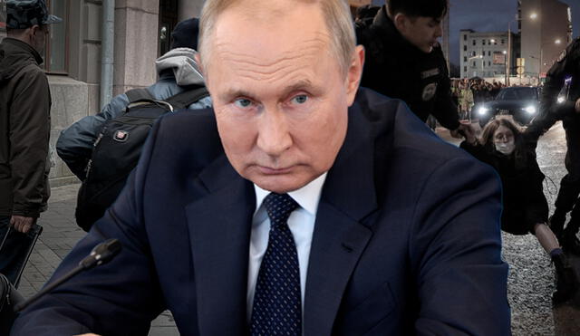 Vladímir Putin también amenazó a la OTAN con el uso de armas nucleares en la guerra en Ucrania. Foto: Composición/LR/EFE