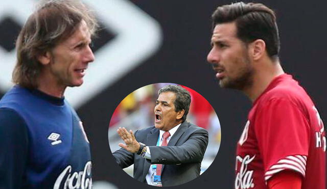 Claudio Pizarro jugó su último partido con Perú en marzo del 2016; Ricardo Gareca era el técnico. Foto: composición LR