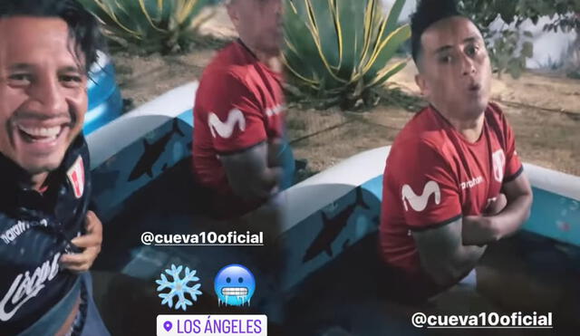 Lapadula y Cueva entrenan juntos en la selección peruana. Foto: composición LR/captura de Instagram