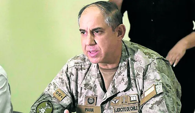 Presentó dimisión. General Guillermo Paica, jefe del Estado Mayor Conjunto (EMCO) de las FF. AA. de Chile. Foto: Tercera de Chile