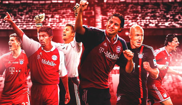 Claudio Pizarro fue parte del plantel bávaro que consiguió un triplete en Alemania. Foto: FC Bayern Múnich