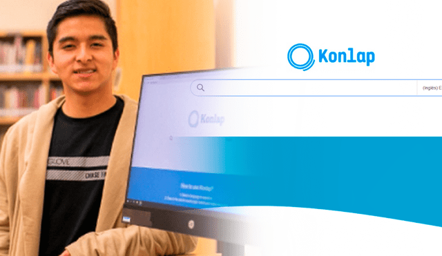 Por su buscador web Konlap, Héctor Díaz ha ganado el patrocinio de Microsoft For Startups por US$ 150 000. Foto: composición LR/ Andina / Konlap