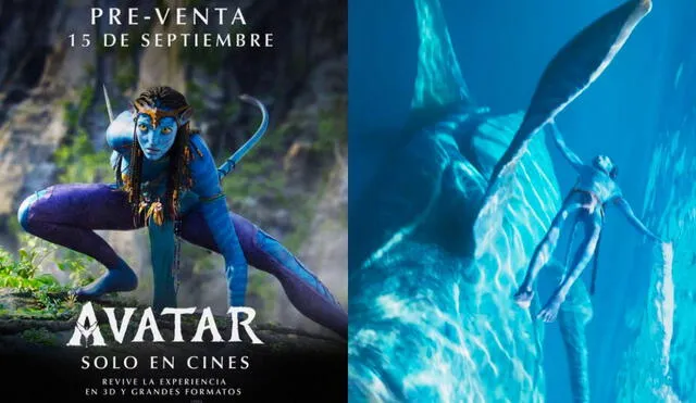 Una escena postcréditos, que revela cerca de 5 minutos de "El camino del agua", tomó por sorpresa a fanáticos que asistieron al reestreno de "Avatar". Foto: composición/Disney