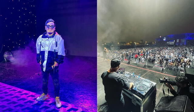 DJ Peligro tocó en el Jockey Club por el concierto de Maluma. Foto: composición LR/DJ Peligro/Instagram