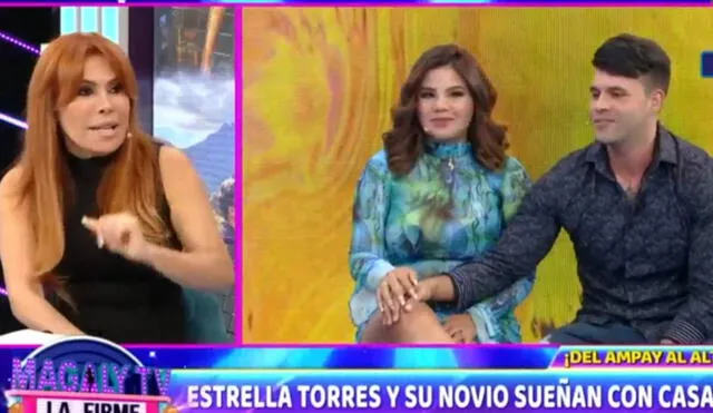 Magaly Medina criticó al novio de Estrella Torres. Foto: captura de ATV