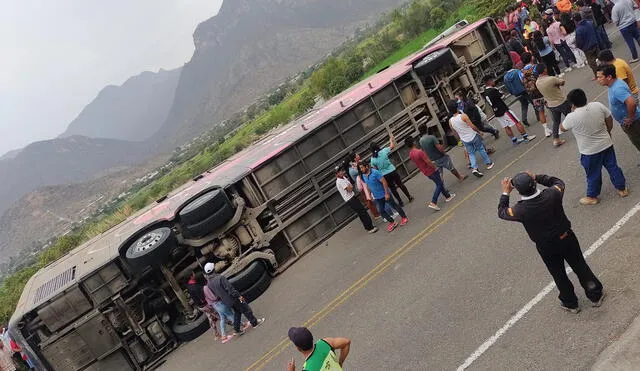 El vehículo de placa T7M-964 que salió de Chota con destino a Chiclayo. Foto: La Radio de Cutervo