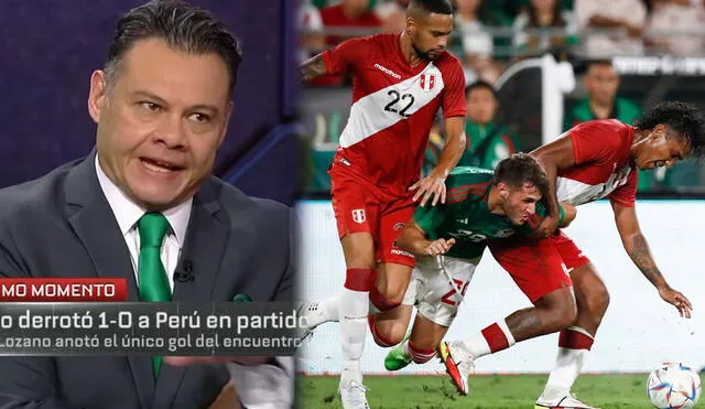 Perú y México volvieron a enfrentarse tras siete años desde su último partido entre sí. Foto: composición EFE/captura de ESPN