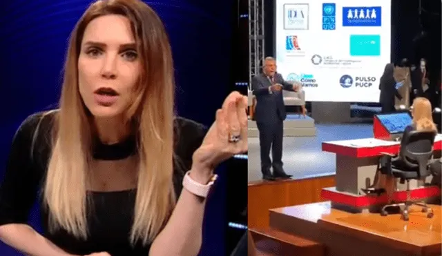 Juliana Oxenford se pronuncia tras reacción de Daniel Urresti. Foto: composición LR/ captura de ATV/ captura de Panamericana