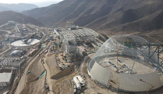Puesta en marcha de Quellaveco incrementará en 10% la producción nacional de cobre. Foto: Andina