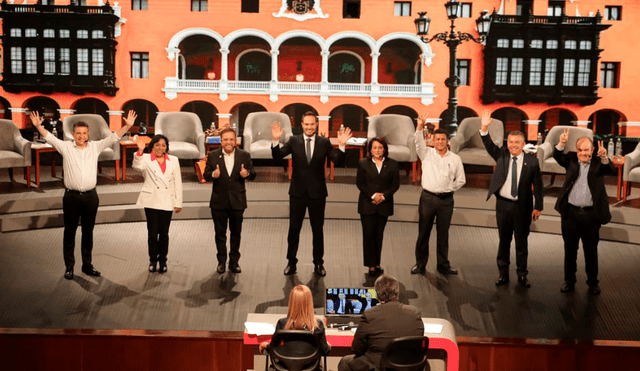 Ocho candidatos a la Municipalidad de Lima estuvieron presentes en el debate organizado por el JNE el último domingo. Fotos John Reyes/La República