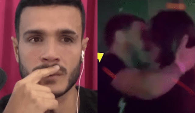 Mario Irivarren besa cariñosamente a una joven en discoteca. Foto: composición LR/ capturas de Willax TV