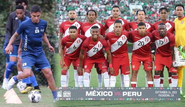 Perú vs. El Salvador se enfrentan en el estadio Audi Field en un partido amistoso internacional este martes 27 de septiembre. Foto: composición GLR/@LaSelecta/FPF
