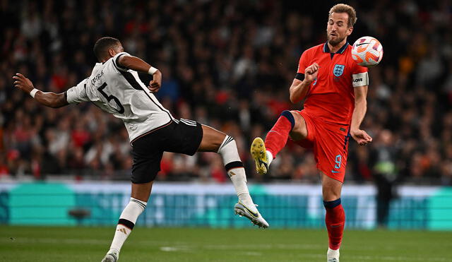 Inglaterra y Alemania se enfrentan por la UEFA Nations League. Foto: AFP