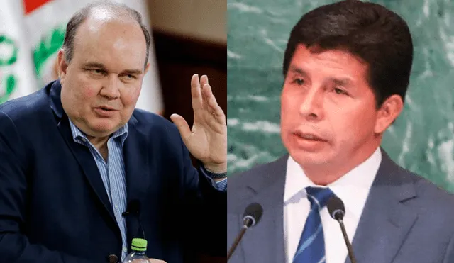 Rafael López Aliaga amenazó anteriormente a Pedro Castillo con la vacancia presidencial. Foto: presidencia/composición LR
