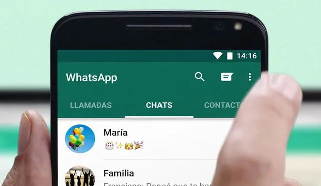 El truco no funciona en la versión móvil de WhatsApp, solo en la versión de escritorio. Foto: Andro4all