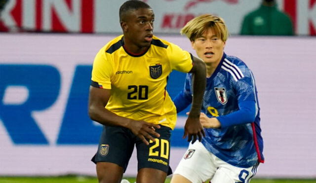 Ecuador enfrenta a Japón previo al inicio del Mundial Qatar 2022. Foto: La Tri
