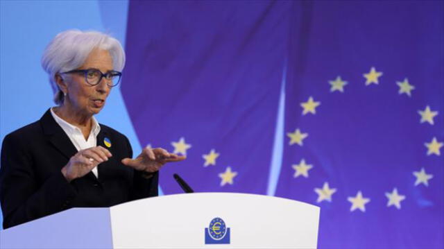Christine Lagarde también advirtió que el apoyo a los hogares y las empresas por parte de los gobiernos europeos ha sido demasiado amplio. Foto: EFE