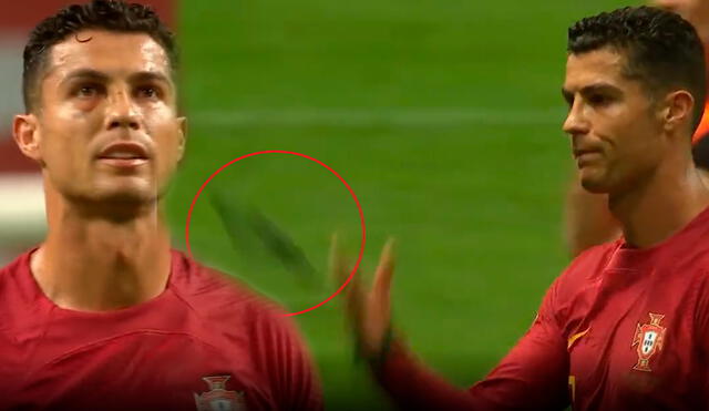 El astro portugués terminó muy enojado. Foto: composición LR/ESPN