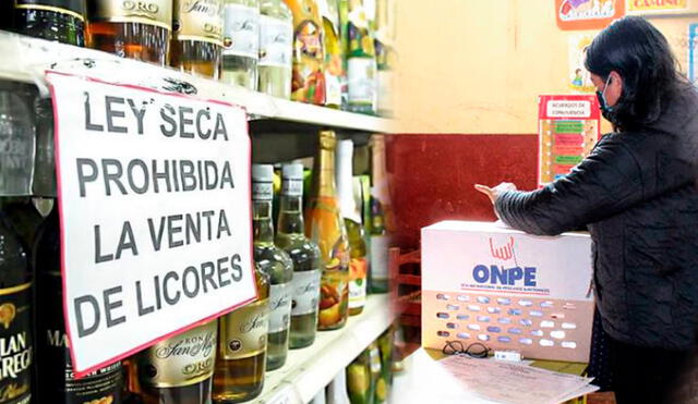 La ley orgánica de elecciones señala que está prohibida la venta de bebidas alcohólicas. ¿Qué dice acerca de ingerirlas? Foto: Composición La República/El Peruano/ONPE