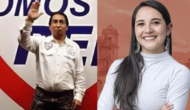 Candidatos, Gabriela Paliza y Antero Huamán.  Foto: Facebook