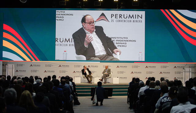 Julio Velarde estuvo presente en Perumin, evento que se desarrolla en Arequipa. Foto: La República/Rodrigo Talavera