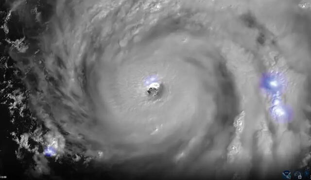 Huracán Ian. Foto: NOAA.